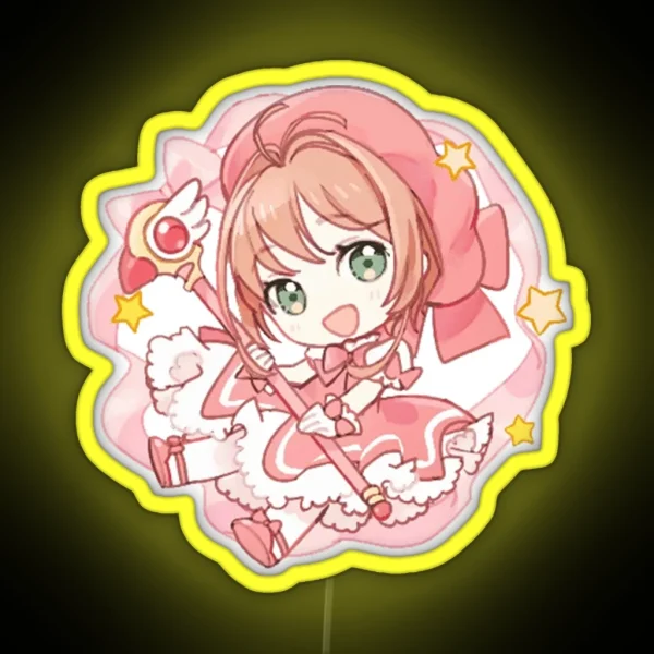 Cardcaptor Chibi Sakura Chan RGB Neon Sign