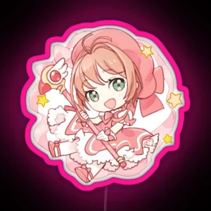 Cardcaptor Chibi Sakura Chan RGB Neon Sign