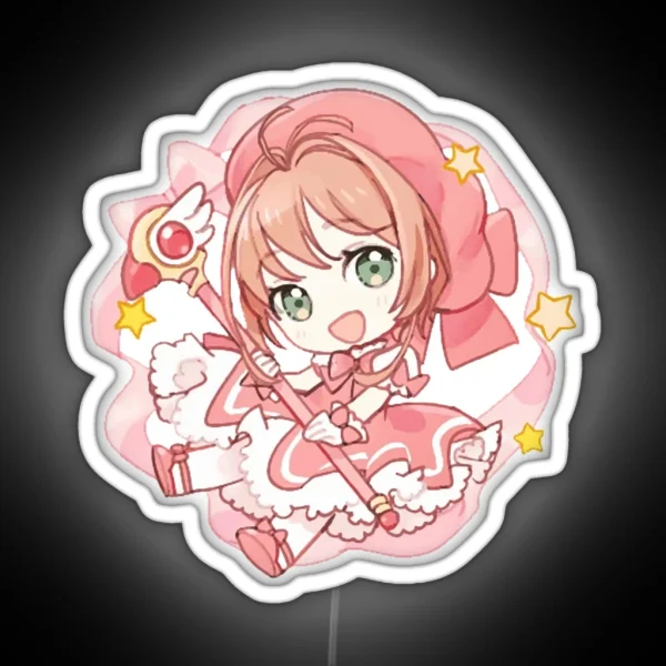 Cardcaptor Chibi Sakura Chan RGB Neon Sign