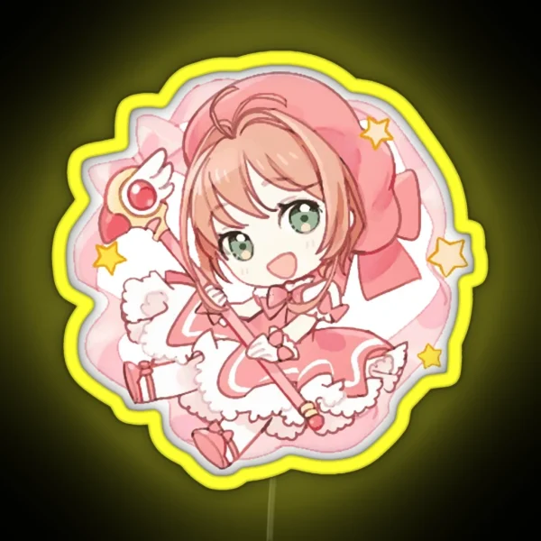 Cardcaptor Chibi Sakura Chan RGB Neon Sign