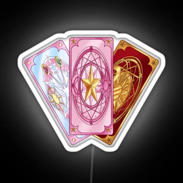 Cardcaptor Sakura Cards RGB Neon Sign