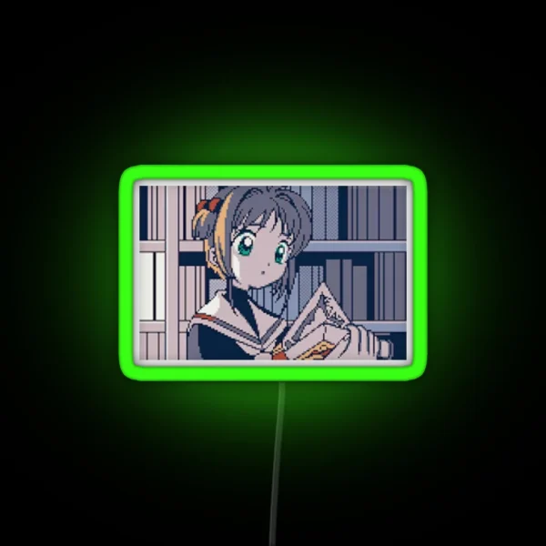Cardcaptor Sakura Gameboy RGB Neon Sign