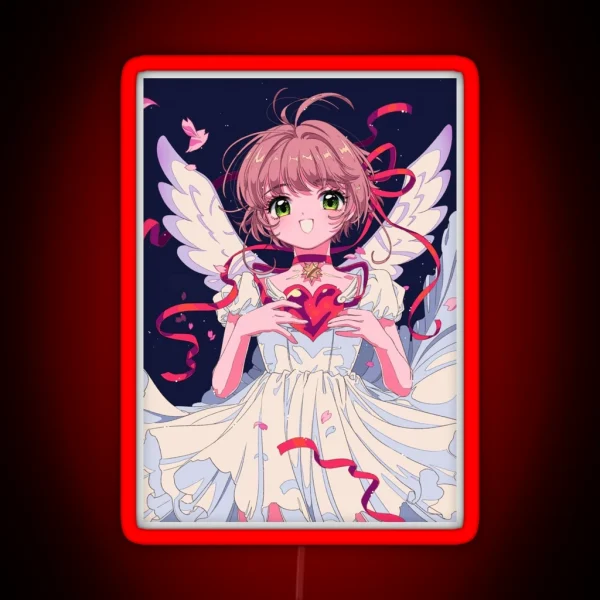 Cardcaptor Sakura Magical Heart Of Angel RGB Neon Sign