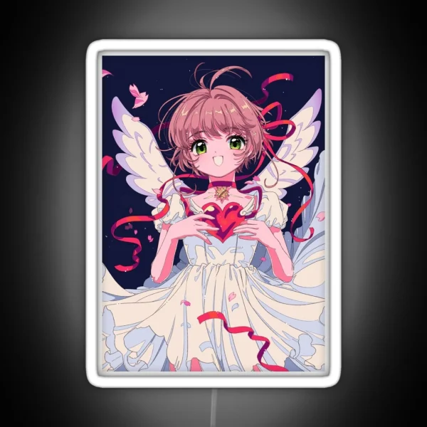 Cardcaptor Sakura Magical Heart Of Angel RGB Neon Sign