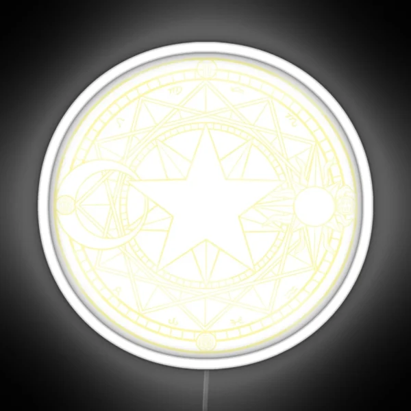 Cardcaptor Sakura Star Crest RGB Neon Sign