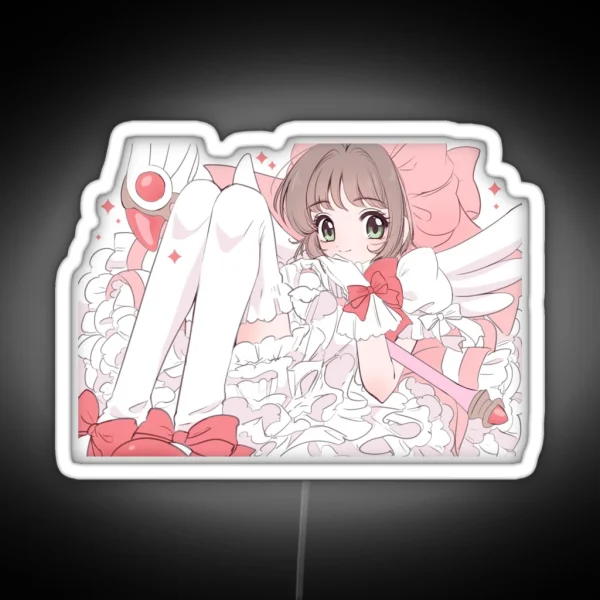 Cardcaptor Sakura Sweet Pink Kinomoto RGB Neon Sign