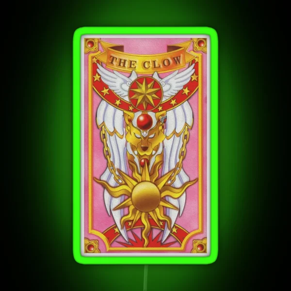 Cardcaptor Sakura The Clow RGB Neon Sign