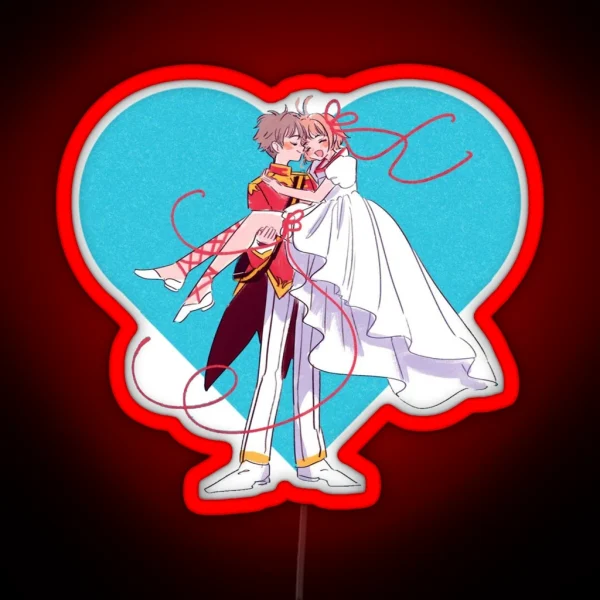 Cardcaptor Sakura The Perfect Couple RGB Neon Sign