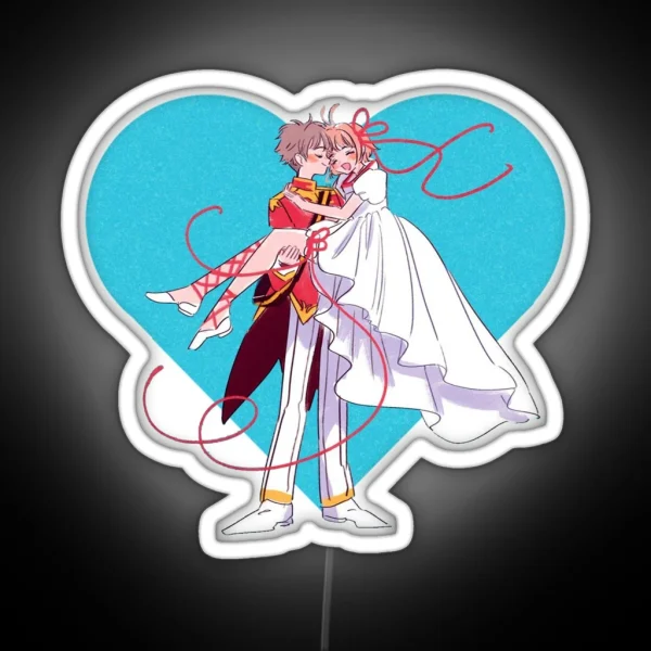 Cardcaptor Sakura The Perfect Couple RGB Neon Sign