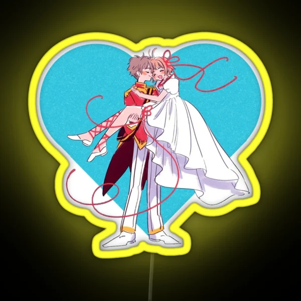 Cardcaptor Sakura The Perfect Couple RGB Neon Sign