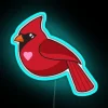 Cardinal I Heart Birds RGB Neon Sign - Image 2