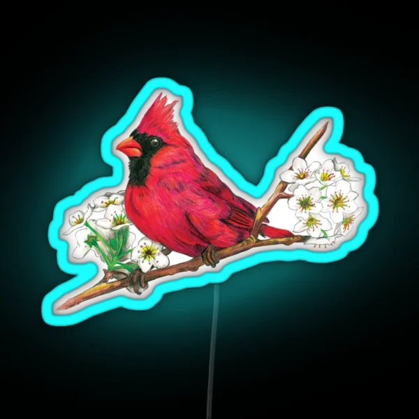 Cardinal RGB Neon Sign