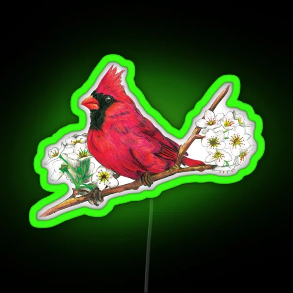 Cardinal RGB Neon Sign