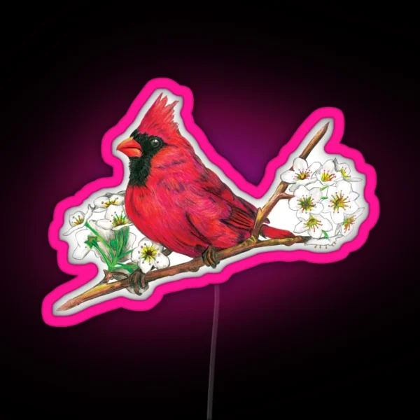 Cardinal RGB Neon Sign