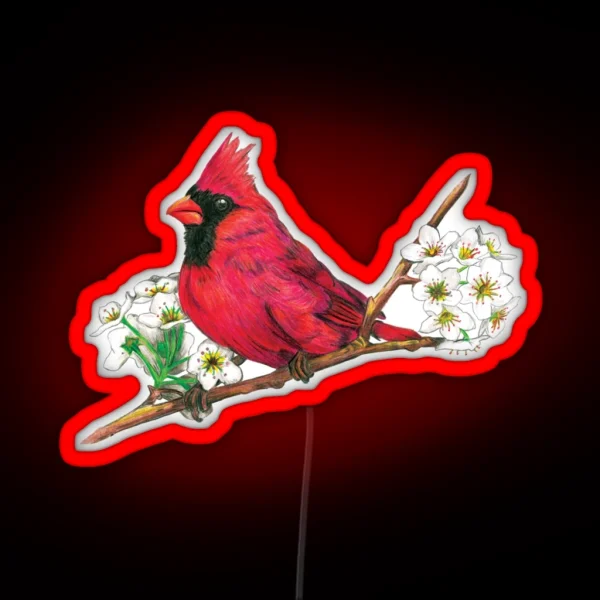 Cardinal RGB Neon Sign