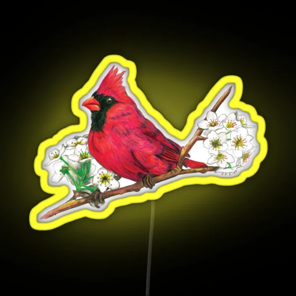 Cardinal RGB Neon Sign