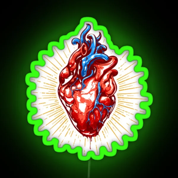 Cardiology Puns Heart Led RGB Neon Sign
