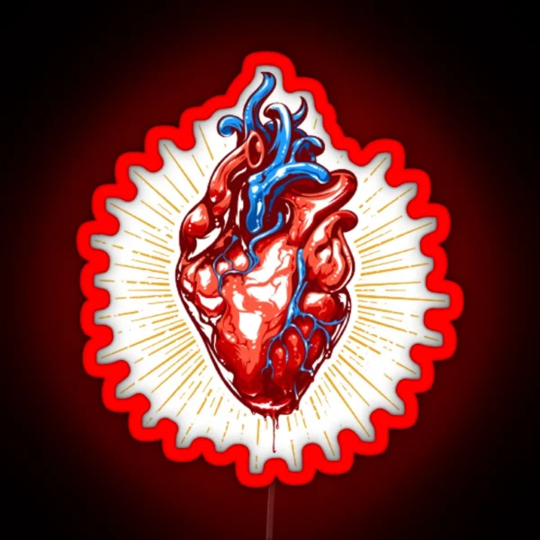 Cardiology Puns Heart Led RGB Neon Sign