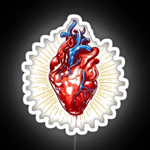 Cardiology Puns Heart Led RGB Neon Sign