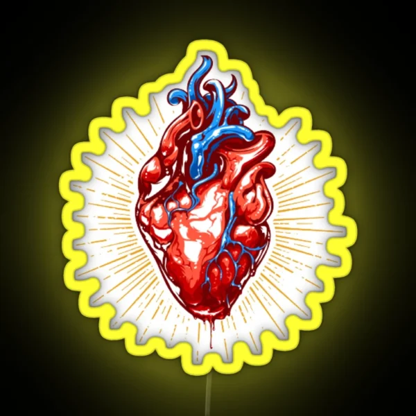 Cardiology Puns Heart Led RGB Neon Sign