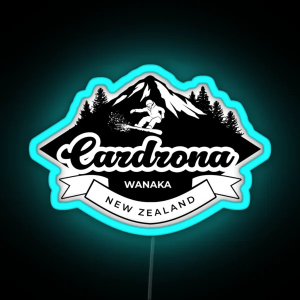 Cardrona Wanaka New Zealand RGB Neon Sign