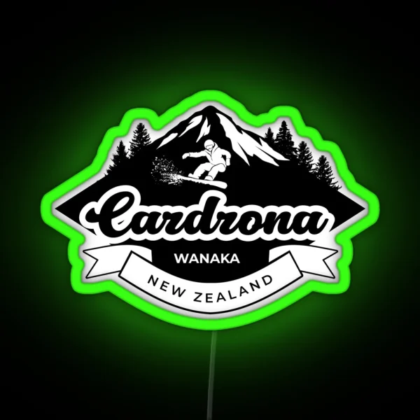 Cardrona Wanaka New Zealand RGB Neon Sign