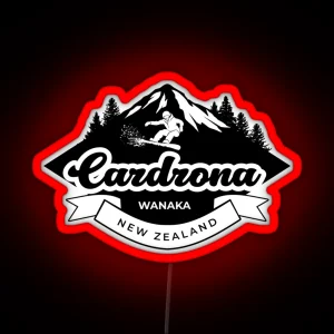 Cardrona Wanaka New Zealand RGB Neon Sign