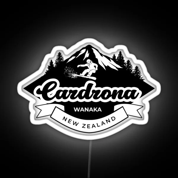 Cardrona Wanaka New Zealand RGB Neon Sign