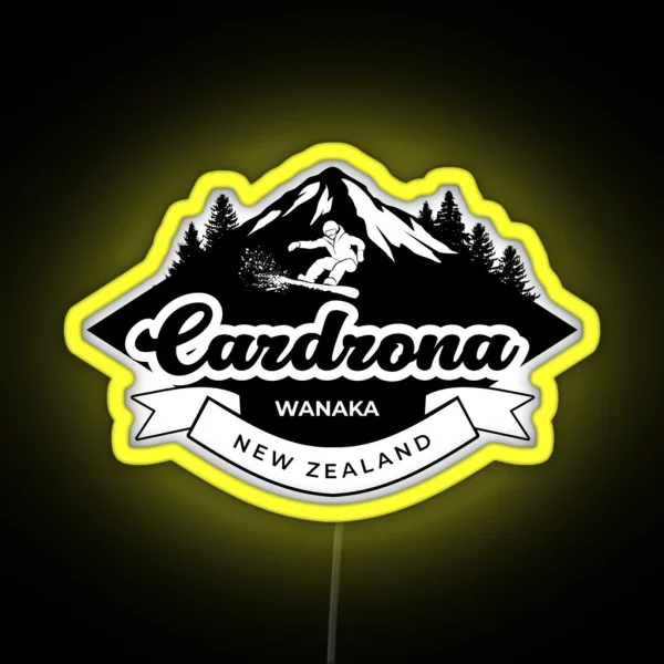 Cardrona Wanaka New Zealand RGB Neon Sign