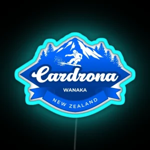 Cardrona Wanaka New Zealand RGB Neon Sign