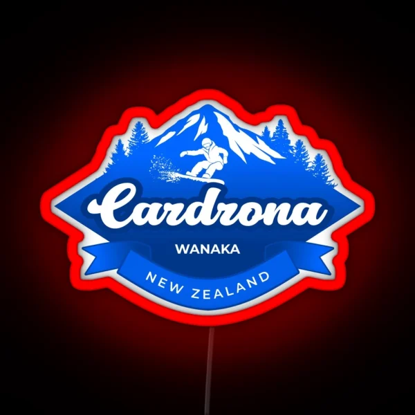 Cardrona Wanaka New Zealand RGB Neon Sign