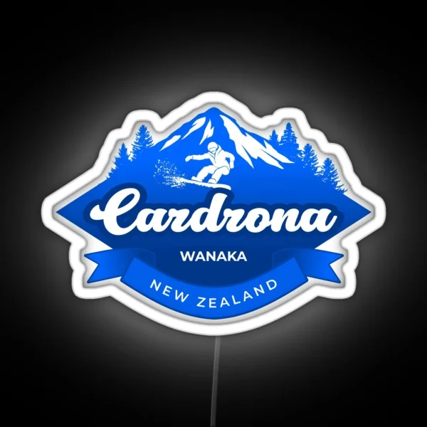 Cardrona Wanaka New Zealand RGB Neon Sign