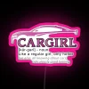 Cargirl Noun Definition Only Hotter RGB Neon Sign - Image 6