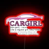 Cargirl Noun Definition Only Hotter RGB Neon Sign - Image 2