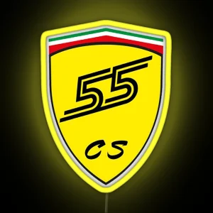 Carlos Sainz 55 Ferrari Formula 1 RGB Neon Sign