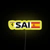 Carlos Sainz Ferrari F1 Driver Logo RGB Neon Sign - Image 5