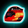 Carlos Sainz Helmet F1 2023 RGB Neon Sign - Image 2