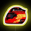 Carlos Sainz Helmet F1 2023 RGB Neon Sign - Image 5