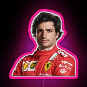 Carlos Sainz RGB Neon Sign