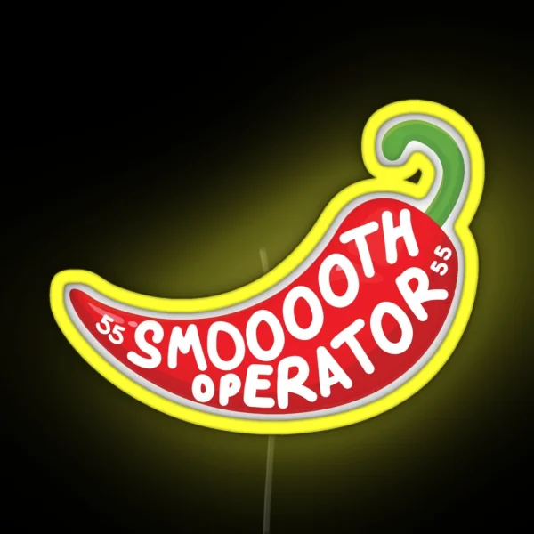 Carlos Sainz Smooth Operator Chili RGB Neon Sign