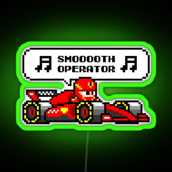 Carlos Sainz Smooth Operator F1 Team Radio RGB Neon Sign