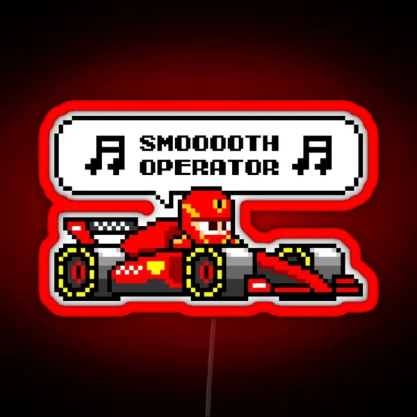 Carlos Sainz Smooth Operator F1 Team Radio RGB Neon Sign
