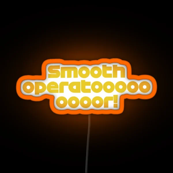 Carlos Sainz Smooth Operator RGB Neon Sign