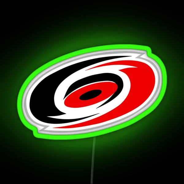 Carolina Hurricanes Logo RGB Neon Sign