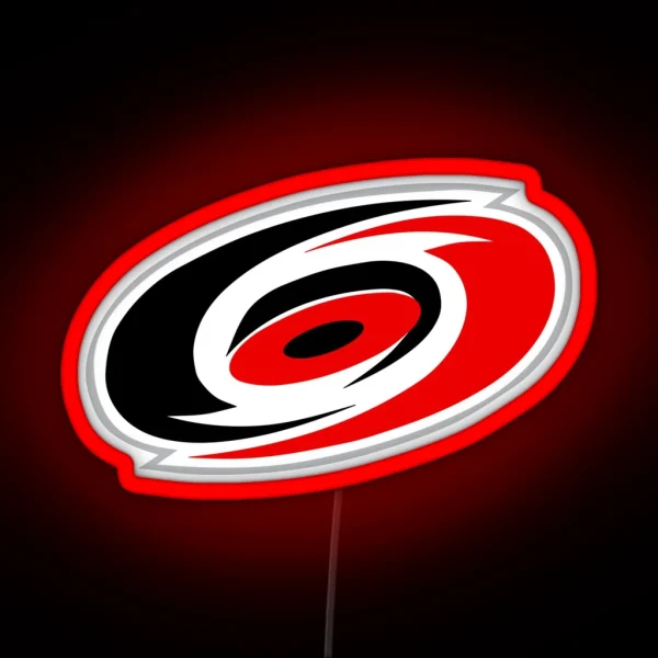 Carolina Hurricanes Logo RGB Neon Sign