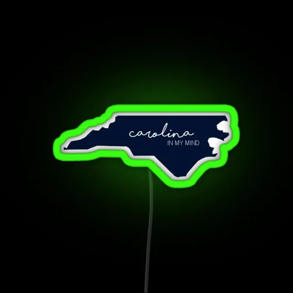 Carolina In My Mind RGB Neon Sign