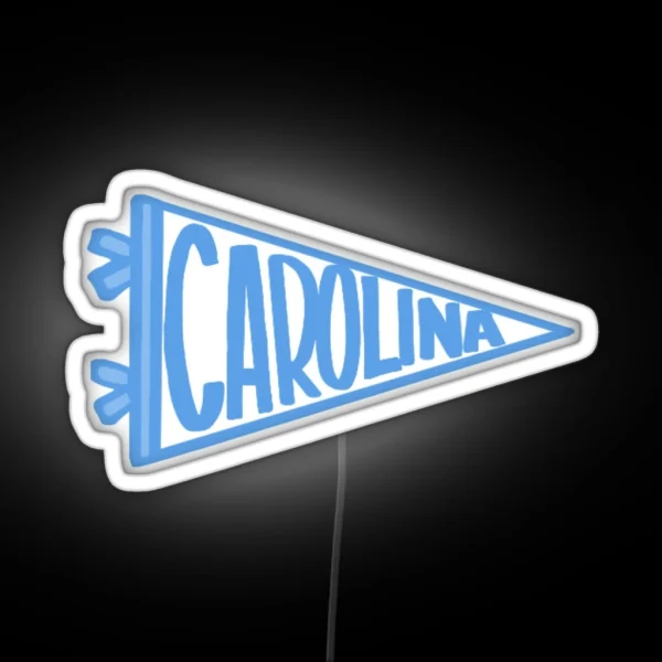 Carolina Penant Flag RGB Neon Sign
