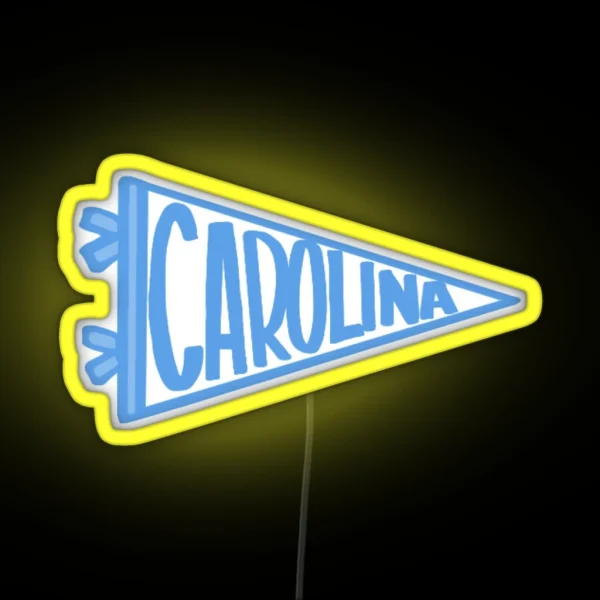 Carolina Penant Flag RGB Neon Sign