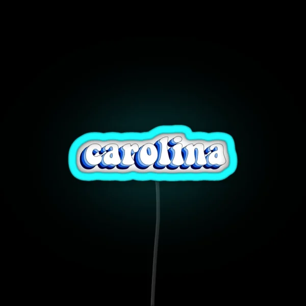 Carolina Retro RGB Neon Sign