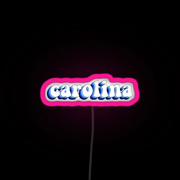 Carolina Retro RGB Neon Sign